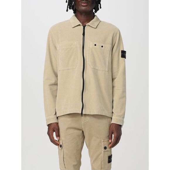 Stone Island Jacket Men Yellow Cream